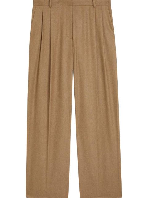 KHAITE August pleated tailored trousers - Brown - zdjęcie produktu nr 2