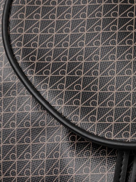 Calvin Klein plecak damski kolor czarny mały wzorzysty LV04F3271G