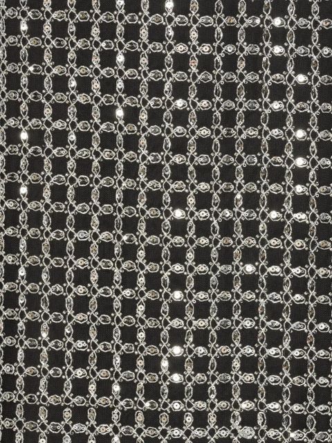 ROTATE BIRGER CHRISTENSEN beaded slip maxi dress - Black