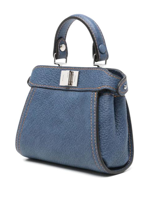 FENDI mini Peekaboo tote bag - Blue