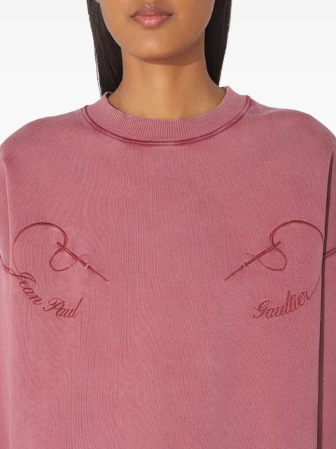 Jean Paul Gaultier embroidered sweatshirt