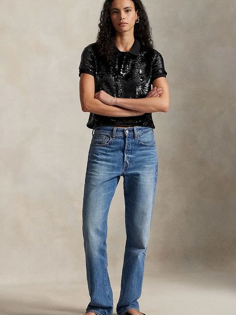 Polo Ralph Lauren t-shirt damski kolor czarny 211978143