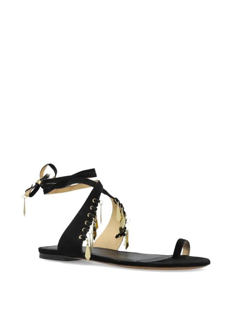 ISABEL MARANT Dreena embellished sandals - Black - zdjęcie produktu nr 2