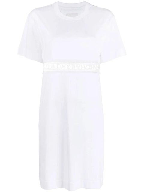 Givenchy logo embroidered shift dress - White - zdjęcie produktu nr 1