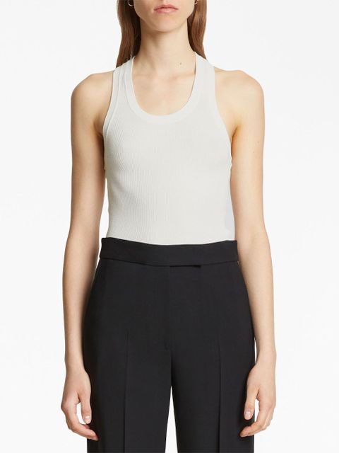 Proenza Schouler Matte knitted tank top - White