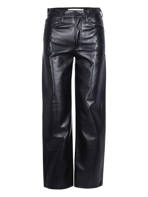 AGOLDE leather trousers - Black - zdjęcie produktu nr 1
