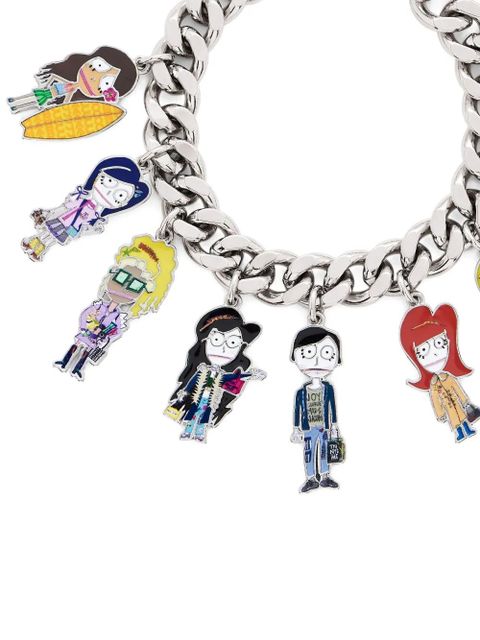 Marc Jacobs charm curb-chain bracelet - Silver