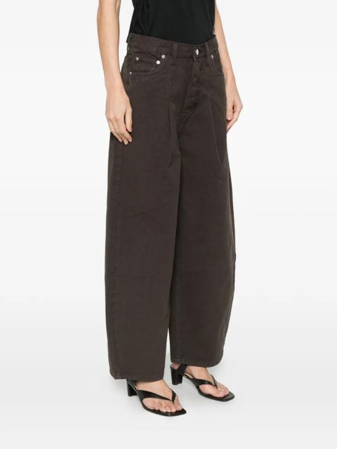 St. Agni barrel mid-rise jeans - Brown