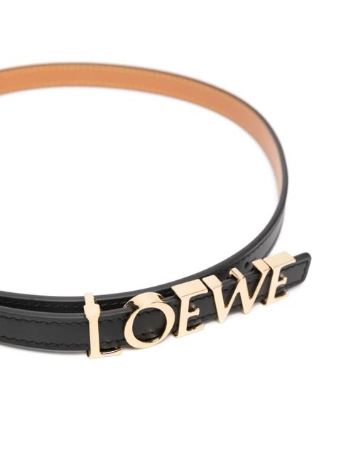 LOEWE leather belt - Black - zdjęcie produktu nr 2