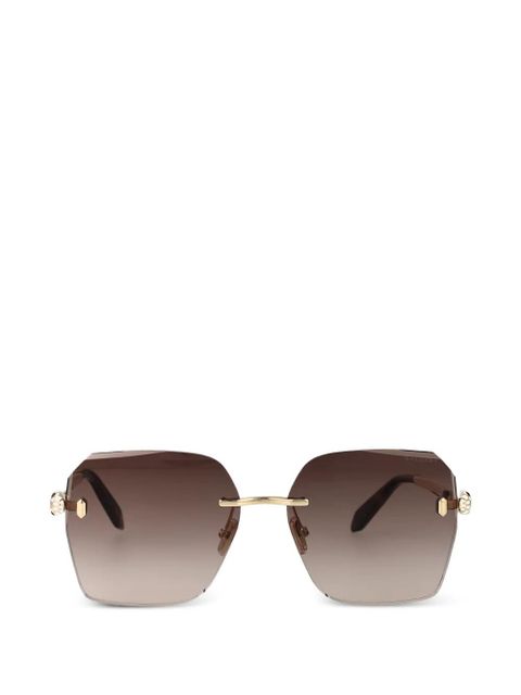 Bvlgari Serpenti Forever square-frame sunglasses - Gold - zdjęcie produktu nr 1