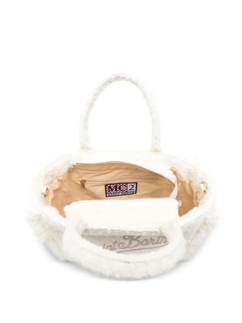 MC2 Saint Barth embroidered tote bag - White