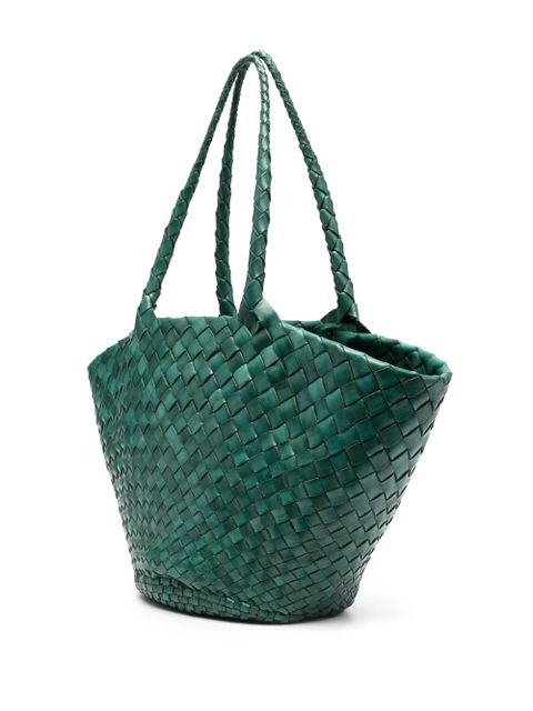 DRAGON DIFFUSION Egola interwoven tote bag - Green - zdjęcie produktu nr 2