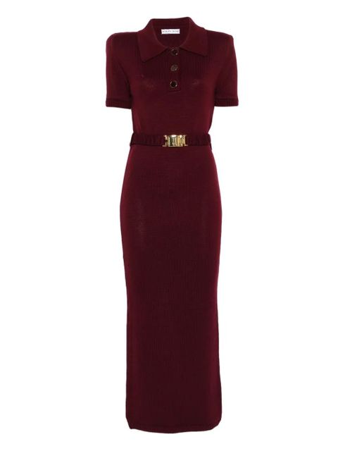 Rowen Rose short sleeve midi dress - Red - zdjęcie produktu nr 1