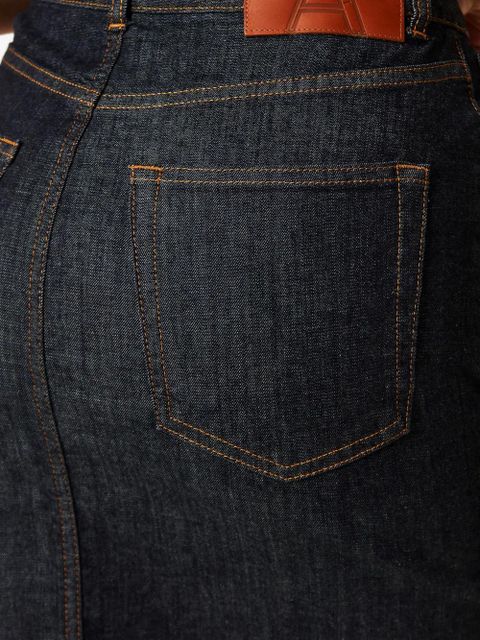 TWINSET slit midi skirt - Blue