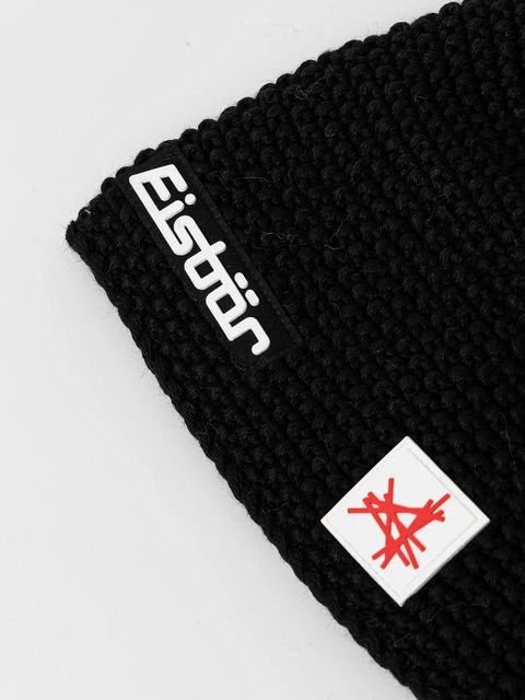 Eisbar czapka z dodatkiem wełny Jamie Pompon MÜ SA kolor czarny E33171