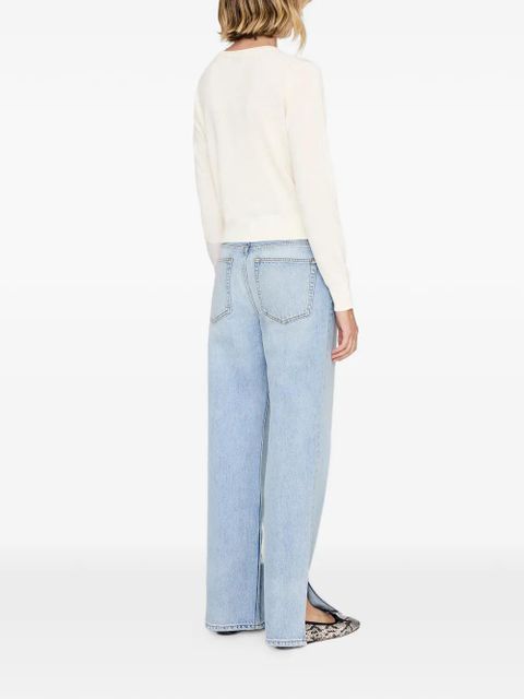 ANINE BING crop knitwear - White