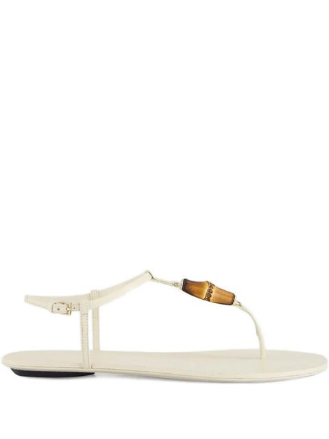 Gucci bamboo-detail sandals - White - zdjęcie produktu nr 1
