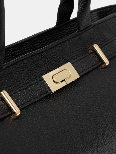 Answear.LAB torebka skórzana kolor czarny - zdjęcie produktu nr 2