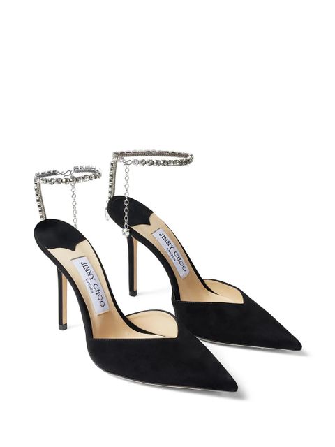 Jimmy Choo Saeda 100mm pumps - Black - zdjęcie produktu nr 2