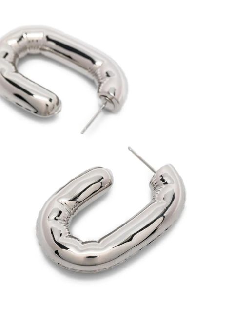 Rabanne chunky-hoop earrings - Silver