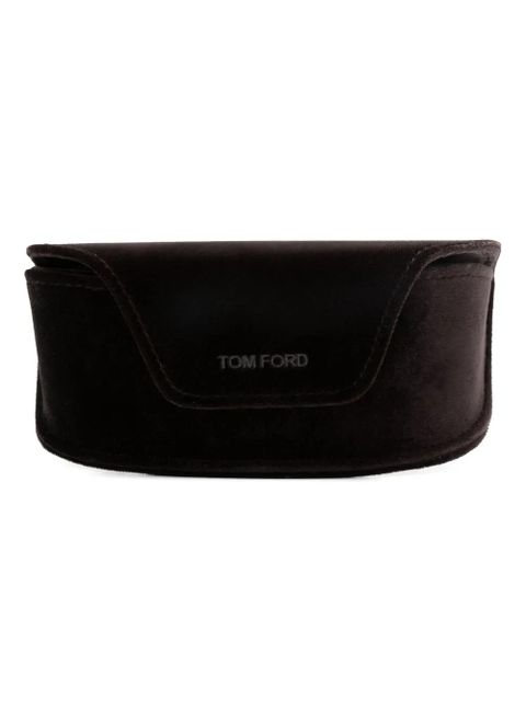 TOM FORD Eyewear Leigh-02 square-frame sunglasses - Brown