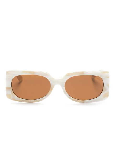 Michael Kors rectangle-frame sunglasses - Neutrals - zdjęcie produktu nr 1