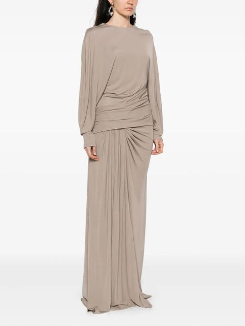 Christopher Esber draped jersey dress - Grey
