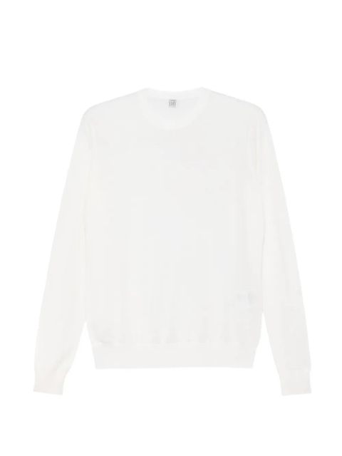 TOTEME long-sleeve crew-neck sweater - Neutrals - zdjęcie produktu nr 1