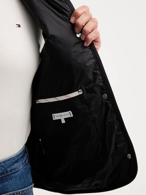 Tommy Hilfiger bezrękawnik kolor czarny przejściowy WW0WW47289