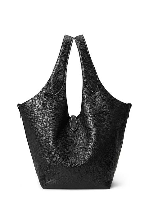 Polo Ralph Lauren torebka skórzana Tote kolor czarny 428938031 - zdjęcie produktu nr 2