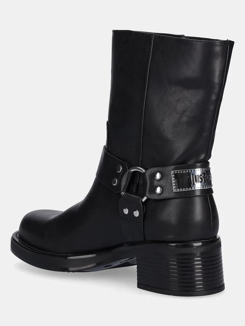 Just Cavalli botki damskie kolor czarny na słupku 79RA3S91ZSD61899 - zdjęcie produktu nr 2