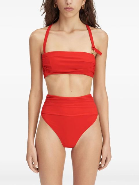 Jacquemus bandeau bikini top - Orange