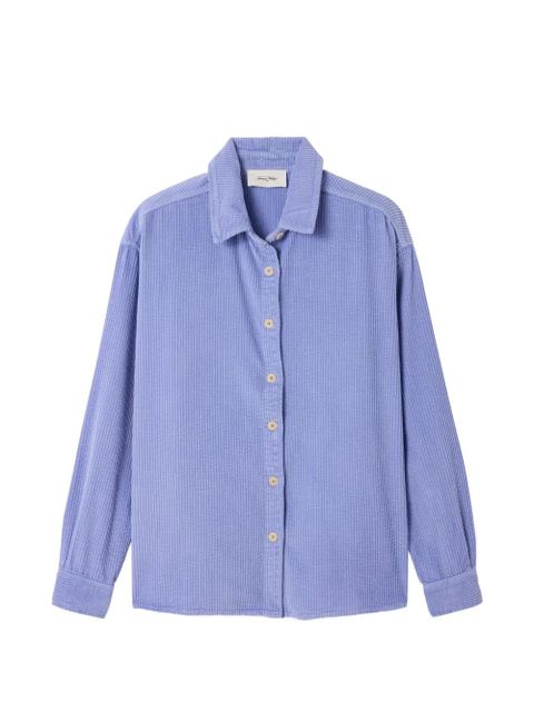 American Vintage Padow corduroy shirt - Purple - zdjęcie produktu nr 1