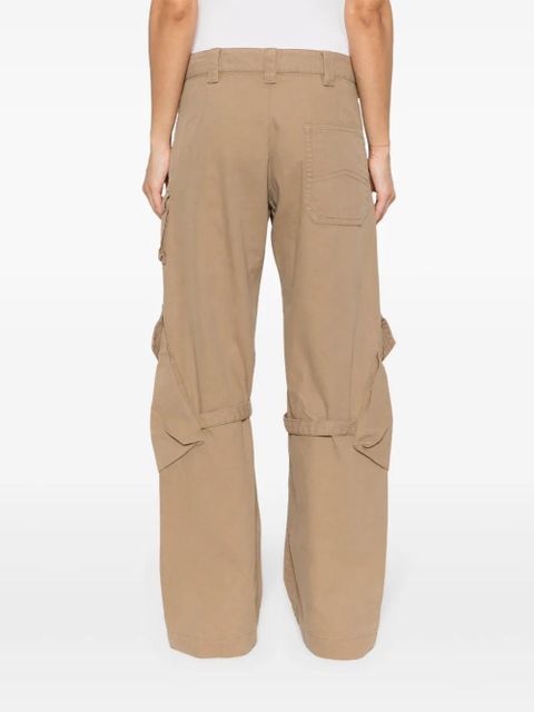 Acne Studios cotton cargo trousers - Neutrals