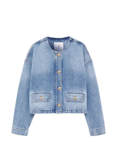 ANINE BING buttoned pocket jacket - Blue - zdjęcie produktu nr 1