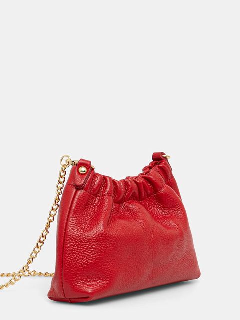 Answear.LAB kopertówka skórzana kolor czerwony - zdjęcie produktu nr 2