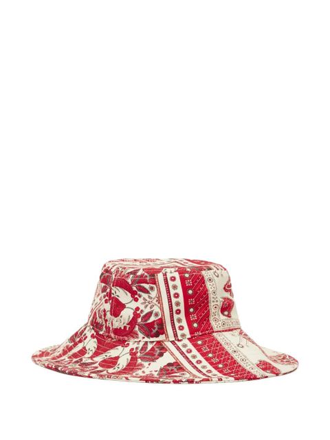 ISABEL MARANT Delya bucket hat - Red - zdjęcie produktu nr 2