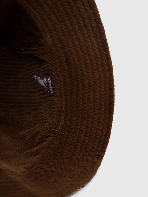 Kangol kapelusz z domieszką wełny dwustronny kolor brązowy