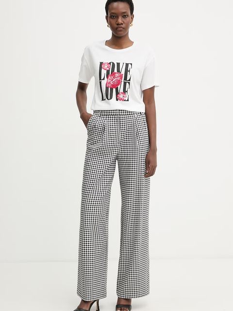 Morgan t-shirt damski z bawełną - zdjęcie produktu nr 1