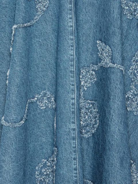 ROTATE BIRGER CHRISTENSEN flower midi skirt - Blue - zdjęcie produktu nr 2