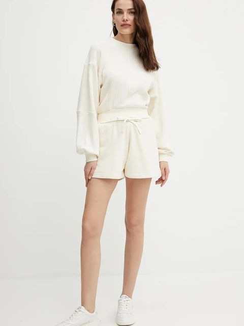 Silvian Heach bluza bawełniana SHANTA damska kolor beżowy gładka GPP25081FE