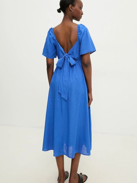 Answear.LAB sukienka z lnem - zdjęcie produktu nr 2