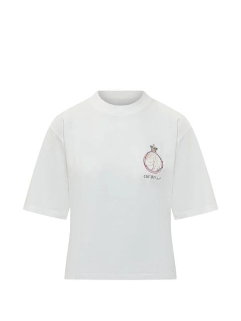 Off-White Royal Crown boxy T-shirt - zdjęcie produktu nr 1