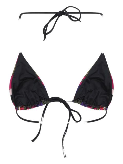 PUCCI abstract-print triangle bikini top - Green - zdjęcie produktu nr 2