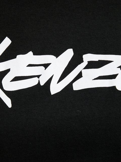 Kenzo t-shirt bawełniany Kenzo x Futura damski kolor czarny FF62TS5544SG