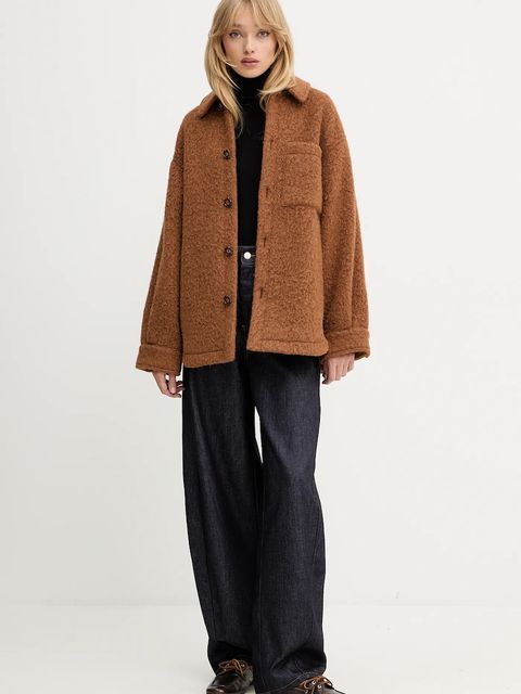 MAX&Co. płaszcz z dodatkiem wełny