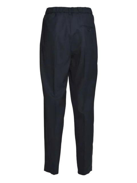 SOLOTRE belt-loops trousers - Blue