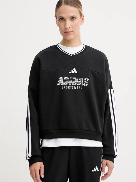 adidas bluza Tiro damska kolor czarny z nadrukiem JN2673 - zdjęcie produktu nr 1