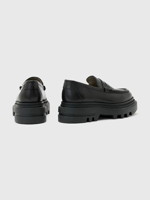 AllSaints mokasyny skórzane Beth Lthr Loafer