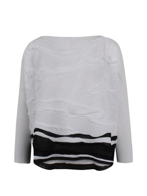 ROTATE BIRGER CHRISTENSEN boat-neck sweater - White - zdjęcie produktu nr 1